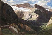 View from the Prechalp the Tanzbodeli and Tschingelhorn with Schmadrigletscher